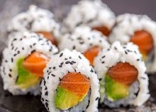 22 darabos sushi tál a Sushi Gardenben, a Kálvin térnél