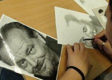 Portrérajzolás jobb agyféltekés technikával