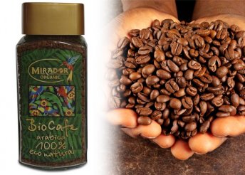 Mirador bio, instant, 100% arabica kávé
