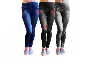 3 darab Slim Fit Jeans alakformáló nadrág