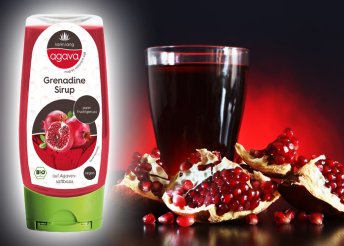 Bio Agave Gránátalma szirup 350g