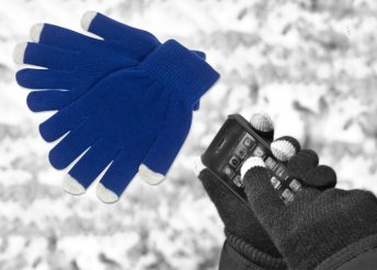 Érintőképernyős kesztyű okostelefonok és egyéb kapacitív kijelzős eszközök működtetéséhez