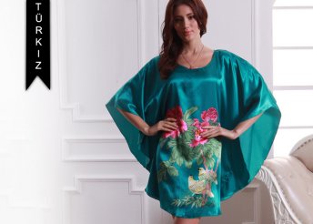 Stílusos női selyem hálóing, egy méretben