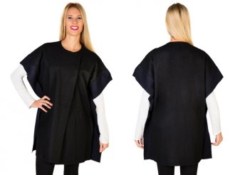 Silvian Heach vastag, téli poncsó