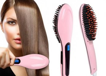 Elektromos hajegyenesítő fésű