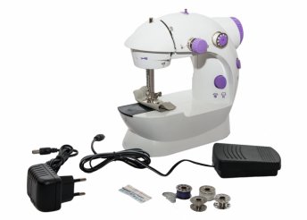 Könnyű, kompakt, hordozható varrógép
