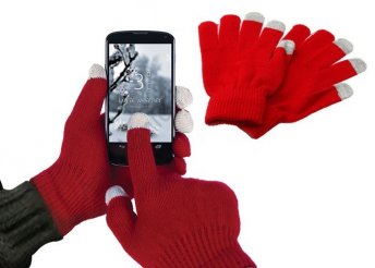 Okos kesztyű okostelefonokhoz vagy tabletekhez! Univerzális méretű, fekete i-total kapacitív kesztyű!