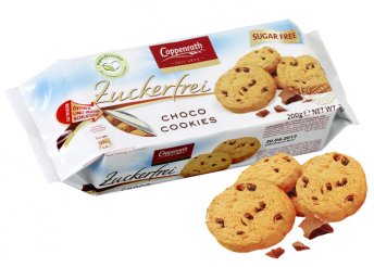 Herbavitál cukormentes csokoládés keksz 200 g-os kiszerelésben