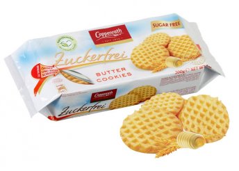 Herbavitál cukormentes vajas keksz 200 g-os kiszerelésben