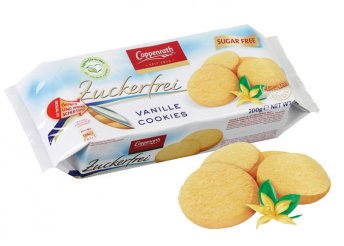 Herbavitál cukormentes vaníliás keksz 200 g-os kiszerelésben