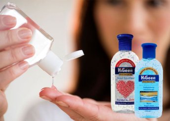 110 ml-es Higeen kézfertőtlenítő gél love és tengeri illatban