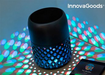 InnovaGoodsHome Bluetooth Mandalamp LED újratölthető LED lámpa hangszóróval
