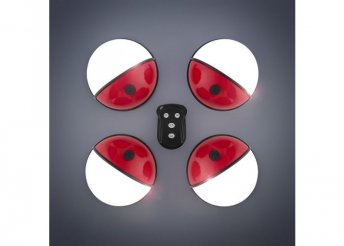 Pockelamp Hordozható LED Lámpa Távirányítóval (4 darab)