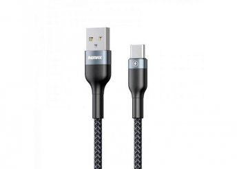 USB-C adat/töltőkábel RC-064a 2,4A 1m Sury Remax - Fekete