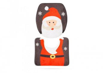 Karácsonyi wc ülőke dekor mikulás mintával