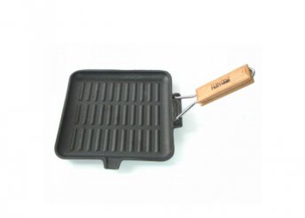 Perfect Home Öntöttvas grill serpenyő 24 cm szögletes