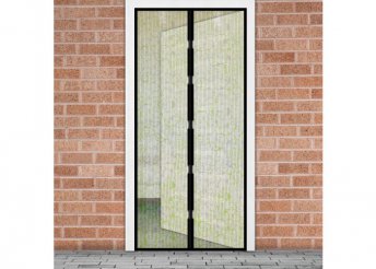 Szúnyogháló függöny ajtóra - virágos