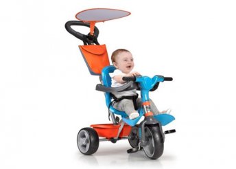 Tricikli Feber Baby Plus Music Kék Narancszín
