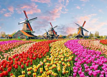 7 napos körutazás Hollandiában, a tulipánok országában, buszos utazással, reggelivel, 3-4*-os szállásokkal