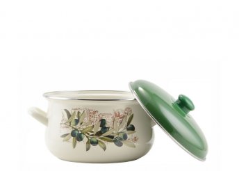 Perfect Home Oliva Zománcozott lábas 20 cm+fedő