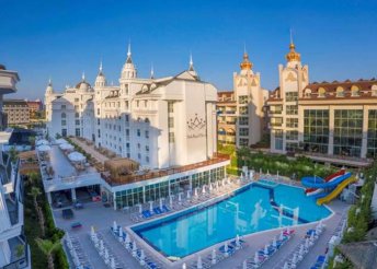 8 napos nyaralás 2 főre a török riviérán, Sidében, repülőjeggyel, illetékkel, ultra all inclusive ellátással, a Royal Palace Hotel & Spában*****
