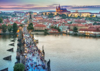 3 napos városnézés Prágában, buszos utazással, reggelivel, idegenvezetéssel