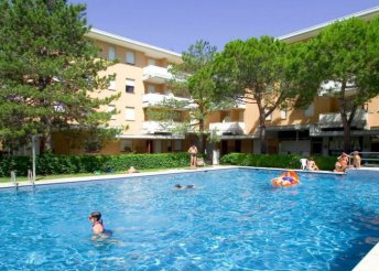 8 napos nyaralás Olaszországban, Bibionéban, a Appartamenti Laguna e S.Elena Sud apartmanjaiban, önellátással