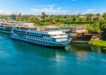 Nílusi hajóút Egyiptomban Marsa Alamból, repülőjeggyel, illetékkel, all inclusive / teljes ellátással