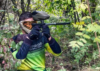 3 óra Scoutpaintball felnőtteknek és gyerekeknek teljes felszereléssel és 300 golyóval, Gödöllő határában