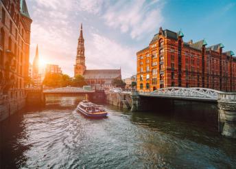 Hajózás északi tengereken Hamburgtól Malmőig, buszos utazással