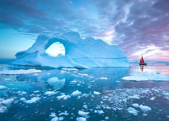 Körutazás hajókázással Grönlandon, repülőjeggyel, illetékkel, reggelivel, 4-os szállással, idegenvezetéssel