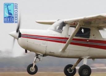 Fél órás sétarepülés Cessna típusú géppel 3 utas számára a Budai-hegyek felett