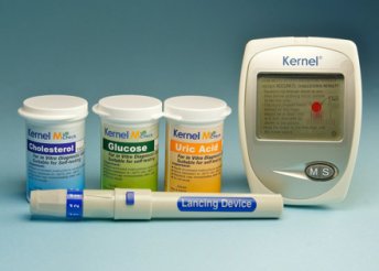 Kernel 101 Vércukorszintmérő csomag vagy Kernel 301 Vércukor-húgysav-koleszterinszint mérő csomag