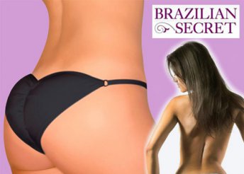 Feszes és kerek popsi - Brazilian Secret fenékformáló fehérnemű 2 színben, állítható pánttal, több méretben